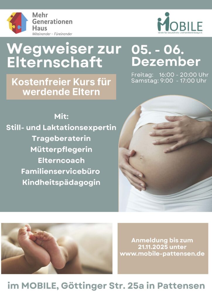 Dekorativ: Informationen zum Kurs Wegweiser zur Elternschaft